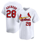 St. Louis Cardinals #28 Nolan Arenado White Home Limited Player Jersey