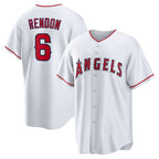 LA.Angels #6 Anthony Rendon White Home Replica Player Name Jersey