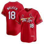 St. Louis Cardinals #18 Jordan Walker Red City Connect Limited Player Jersey