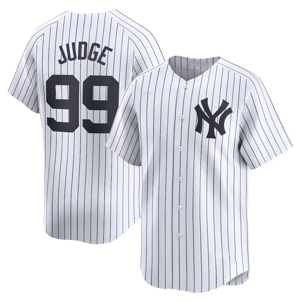NY.Yankees #99 Aaron Judge White Home Limited Player Jerseys