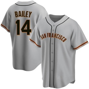 SF.Giants #14 Patrick Bailey Gray Cool Base Stitched Jersey