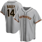 SF.Giants #14 Patrick Bailey Gray Cool Base Stitched Jersey