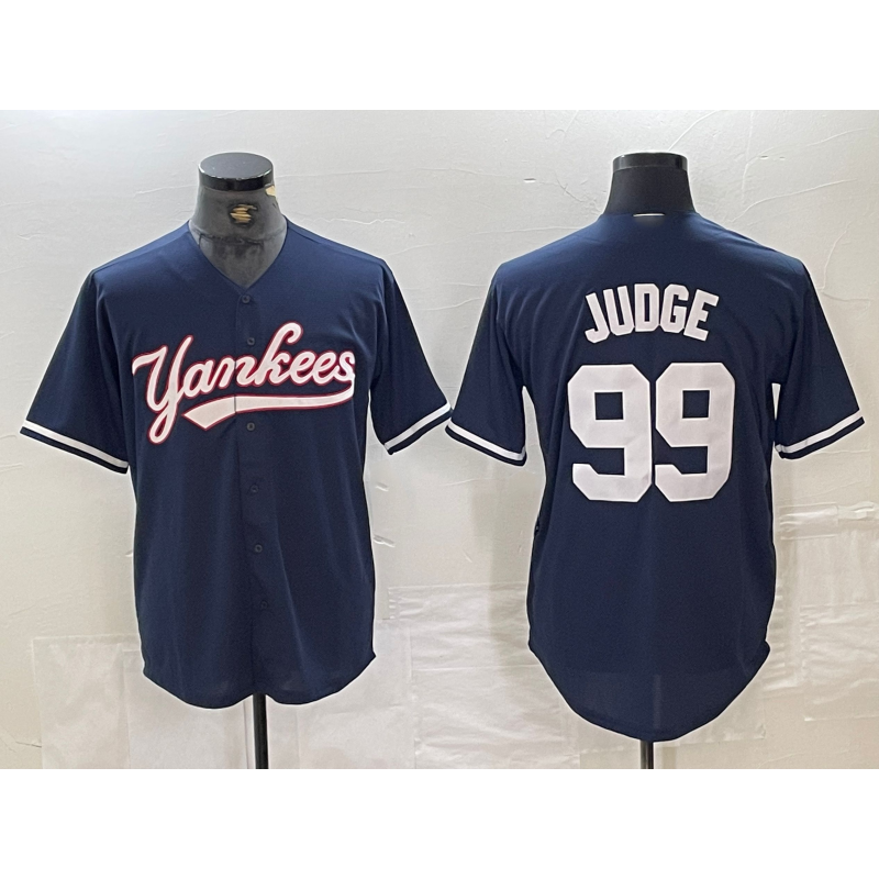 NY.Yankees #99 Aaron Judge Navy Cool Base Stitched  Jersey