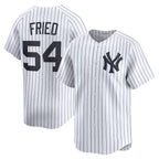 NY.Yankees #54 Max Fried White Home Limited 2 Player Jersey