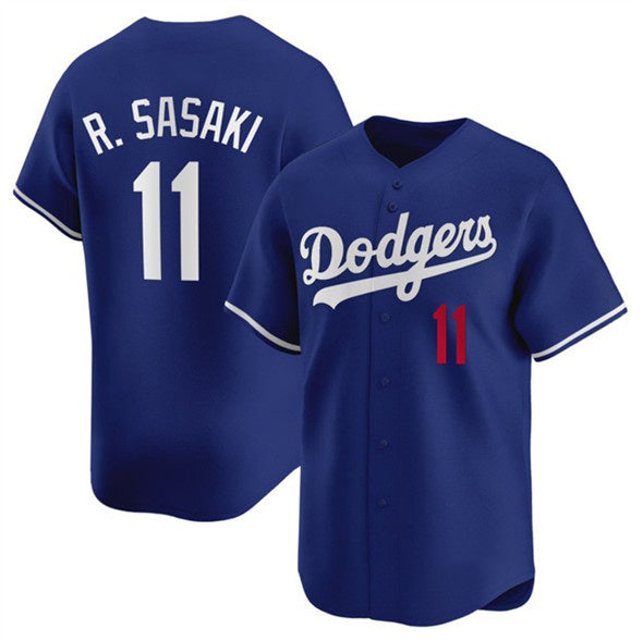 LA.Dodgers #10 Roki Sasaki Royal 2025 Alternate Limited Stitched Jersey