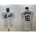 NY.Mets #16 Dwight Gooden White Cool Base 2 Stitched Jersey