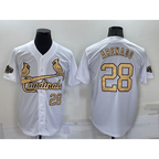 St. Louis Cardinals #28 Nolan Arenado Number White 2022All Star Stitched Cool Base Jersey