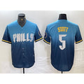 P.Phillies #5 Bryson Stott Blue 2024 City Cool Base Stitched Jersey
