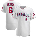 LA.Angels #6 Anthony Rendon White Authentic Player Jersey
