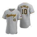 P.Pirates #10 Bryan Reynolds Gray Road Flex Base Jersey