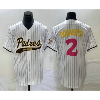 SD.Padres #2 Xander Bogaerts White NEW 2023 City Connect Cool Base Stitched Jersey