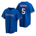 T.Rangers #5 Corey Seager Blue Cool Base Stitched  Jersey