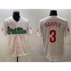 P.Phillies #3 Bryce Harper White Phanatic Cool Base Stitched Jersey