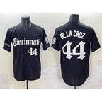 C.Reds #44 Elly De La Cruz Black 'Gothic Queen City Edition' Vapor Premier Limited Stitched  Jersey Jersey