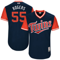 M.Twins #55 Taylor Rogers Navy 2017 Players Weekend Authentic Jersey