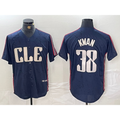 C.Guardians #38 Steven Kwan Navy 2024 City Connect Limited Stitched Jersey