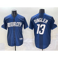 D.Tigers #13 Dillon Dingler 2024 Navy City Connect Cool Base Limited Stitched Jersey