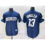 D.Tigers #13 Dillon Dingler 2024 Navy City Connect Cool Base Limited Stitched Jersey