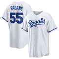 KC.Royals #55 Cole Ragans White Home Replica Jersey