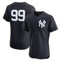 NY.Yankees #99 Aaron Judge Navy Alternate 2 Elite Jersey