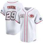 C.Reds #29 TJ Friedl White 2025 Speedway Classic Home Limited Stitched Jersey