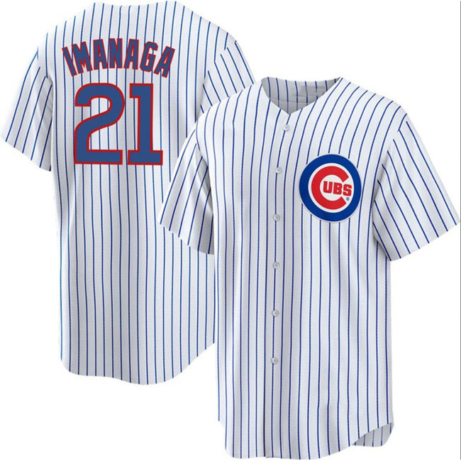 C.Cubs #18 Shota Imanaga White Cool Base Stitched Jersey