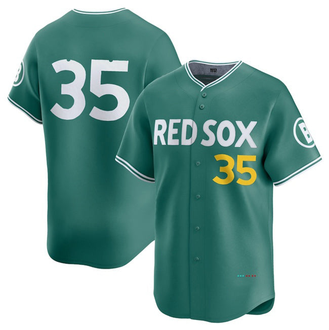 BR.Sox #35 Garrett Crochet Green 2025 City Connect Limited Stitched Jersey