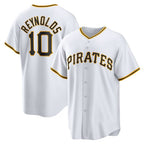 P.Pirates #10 Bryan Reynolds White Replica Player Jersey