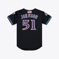 A.Diamondbacks #51 Randy Johnson Mitchell & Ness Black 2001 Authentic Jersey