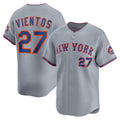 NY.Mets #27 Mark Vientos Gray All-Star Limited Jersey