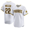 SD.Padres #22 Mason Miller White Home Limited Player Jersey