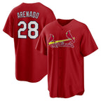St. Louis Cardinals #28 Nolan Arenado Red Alternate Official Replica Player Jersey