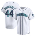 S.Mariners #44 Julio rodriguez White Home Limited Player Jersey