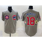 C.Cubs #18 Shota Imanaga Gray 2025 Tokyo Series Limited Stitched Jersey