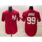 NY.Yankees #99 Aaron Judge Red Fashion Cool Base Jersey