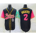 SD.Padres #2 Xander Bogaerts Black NEW 2023 City Connect Cool Base 2 Stitched Jersey