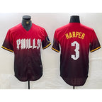 P.Phillies #3 Bryce Harper Red 2024 City Cool Base Jersey