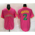 SD.Padres #2 Xander Bogaerts Pink Fashion Jersey