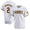 SD.Padres #2 Xander Bogaerts White Home Limited Player Jersey