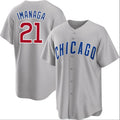 C.Cubs #18 Shota Imanaga Gray Cool Base Stitched Jersey