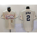 NY.Yankees #2 Derek Jeter Cream Limited Stitched  Jerseys