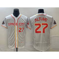H.Astros #27 Jose Altuve Number White 2023 City Connect Flex Base 2 Stitched Jersey