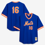 NY.Mets #16 Dwight Gooden Profile Royal Big & Tall Cooperstown Collection Mesh Batting Practice Jersey