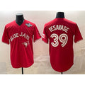 TB.Jays #39 Trey Yesavage Red 2025 World Series Cool Base Stitched Jersey
