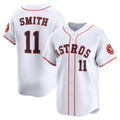 H.Astros #11 Cam Smith White Home Limited Player Jersey
