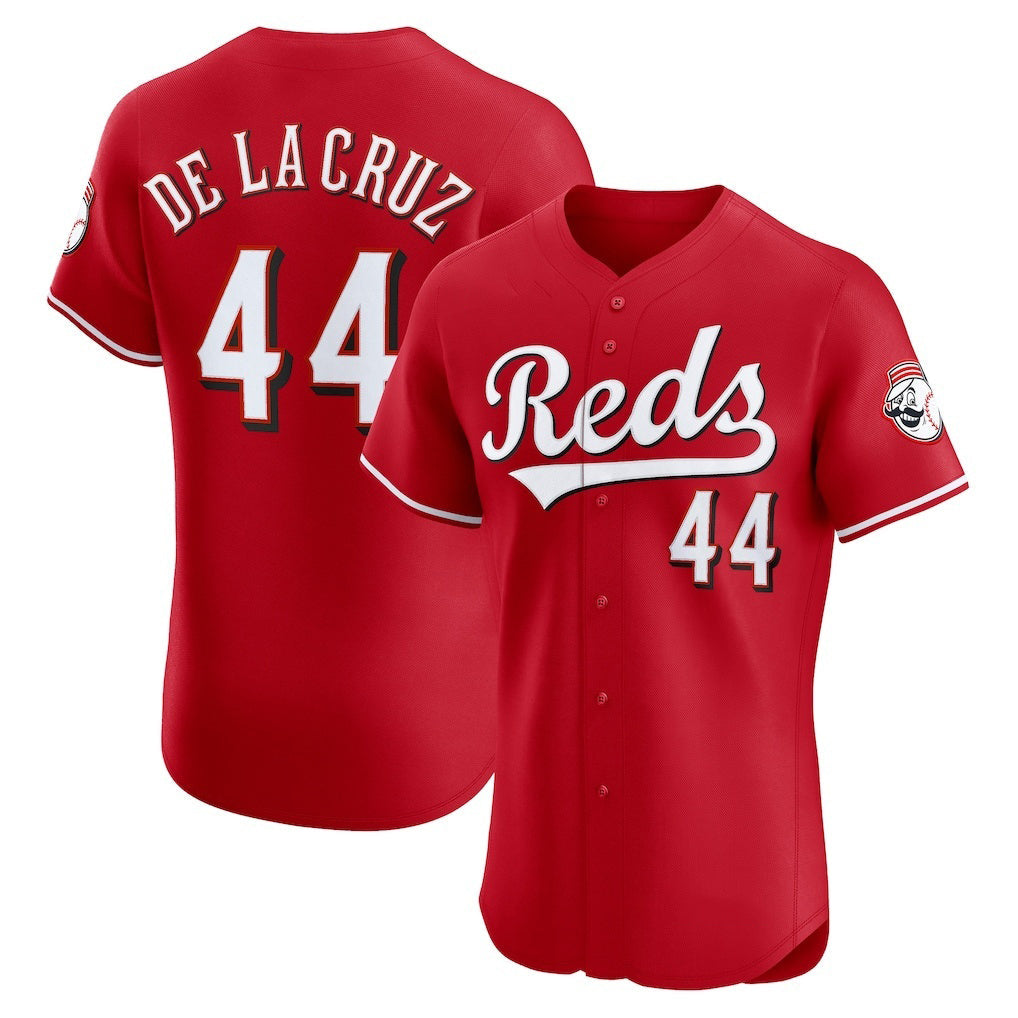 C.Reds #44 Elly De La Cruz Red Alternate Elite Jersey