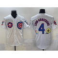 C.Cubs #4 Pete Crow-Armstrong White 2025 Tokyo Series Limited Stitched Jersey