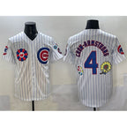 C.Cubs #4 Pete Crow-Armstrong White 2025 Tokyo Series Limited Stitched Jersey