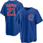 C.Cubs #18 Shota Imanaga Blue Cool Base Stitched Jersey