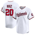 W.Nationals #20 Keibert Ruiz White Home Limited Player Jersey